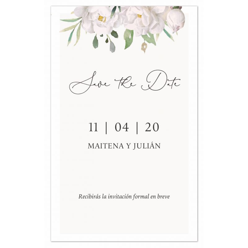 Invitación para Reservar Fecha